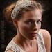 SALE - My Shining Athena bridal hair piece - Shimmering fascinator with rhinestones and pearls