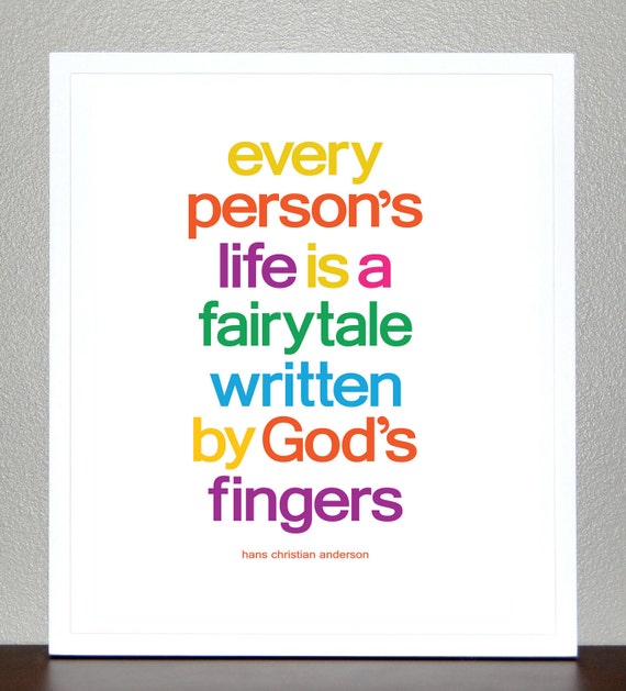 Items Similar To Every Person's Life Is Designed By God - 8x10 On Etsy