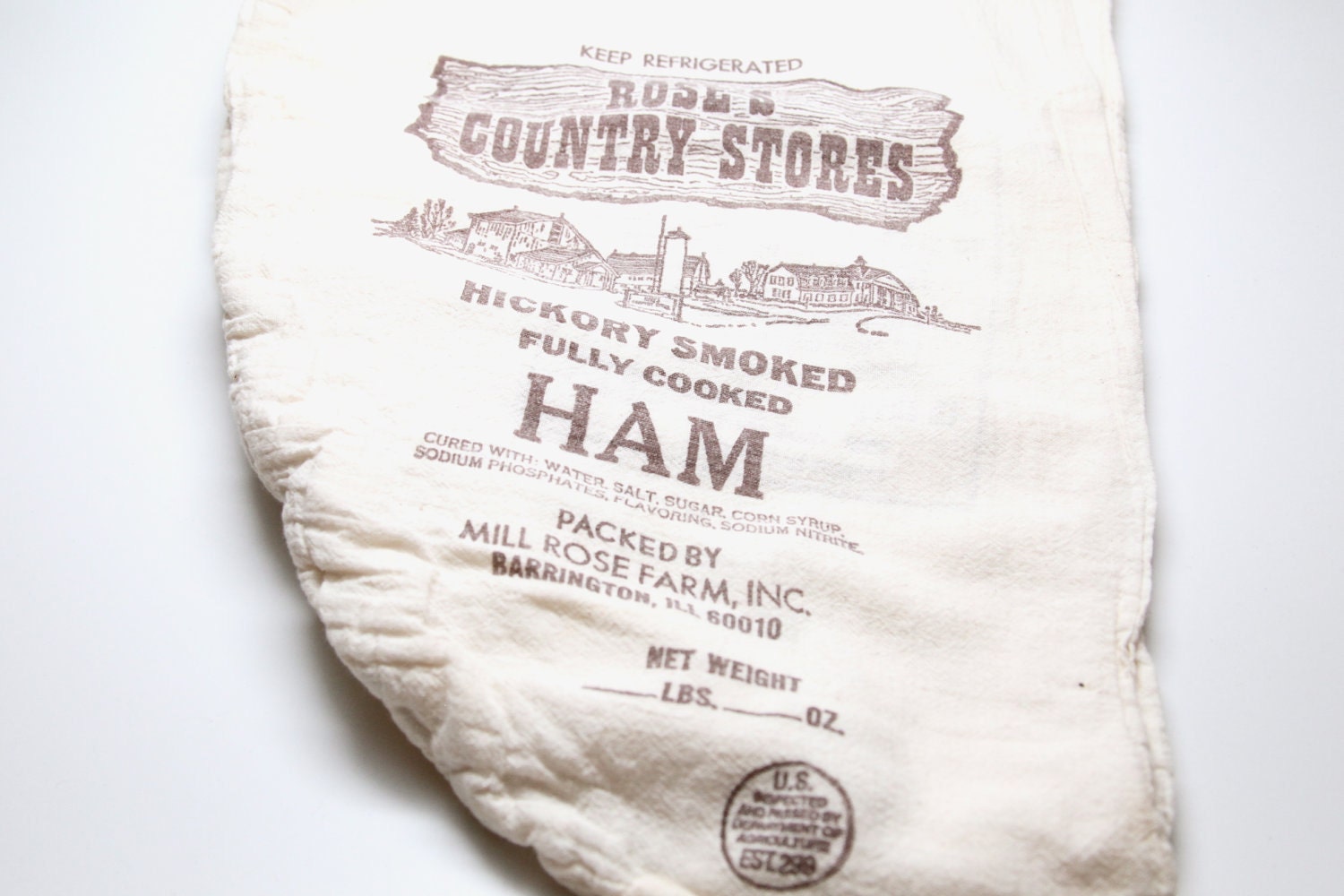 Vintage Country Store Ham Bag