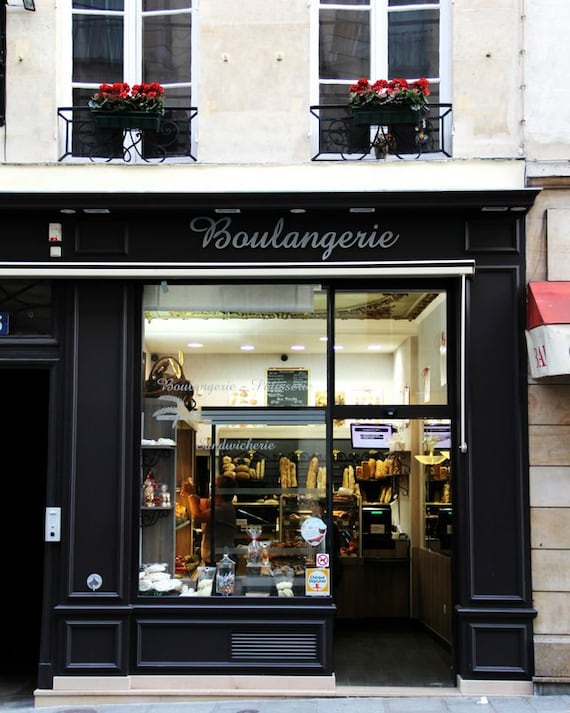 Items similar to French Boulangerie Bakery - Paris, France - Fine Art ...