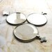 Antique Vintage Optical Lenses or Monocles with Hole Drilled or Undrilled c1900 x 3