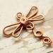 Wire Dragonfly Solid Copper - Large Dragonflies - Handmade Wirework Connector, Charm, or Pendant, Recycled Copper