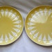 Rare Vintage Sun Glow Harkerware Plates