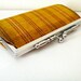 Vintage Coin Purse Yellow Plaid