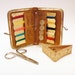Vintage Sewing Kit Red Mini Case ON SALE