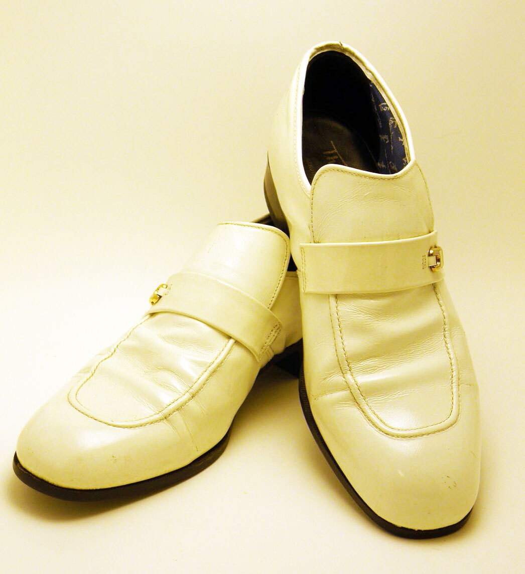 men's white loafers for sale