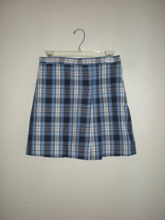 90s Plaid Catholic School Girl Uniform Mini Skirt Small