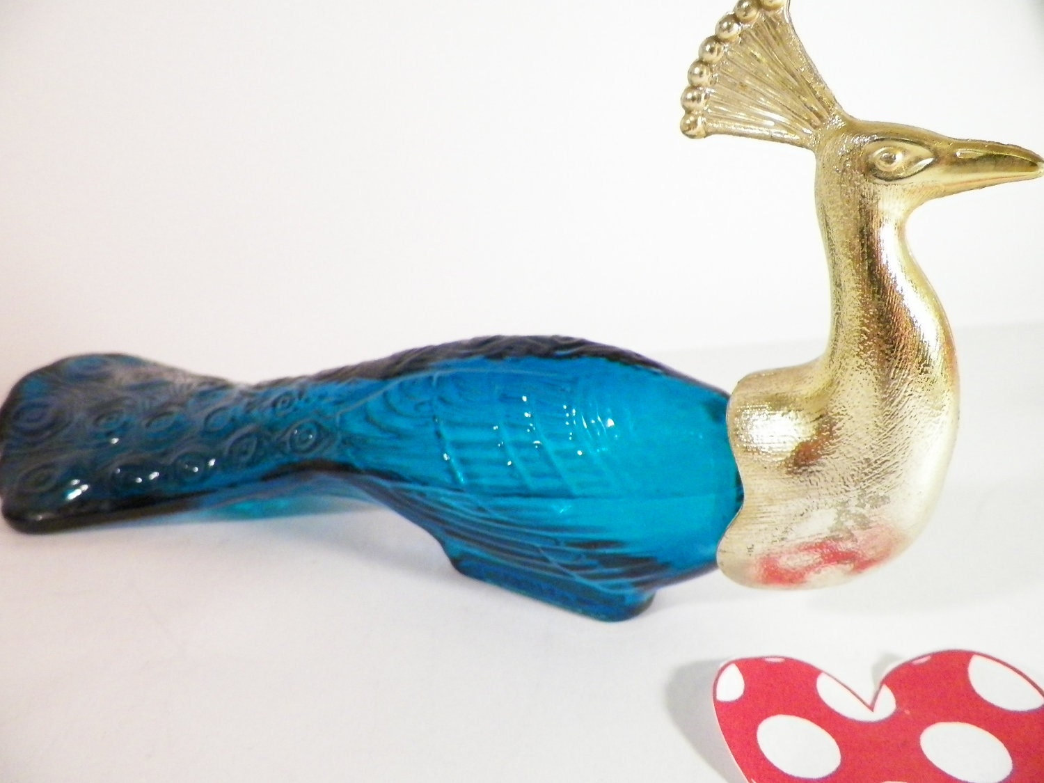 Vintage Avon Peacock Perfume Bottle 1970s