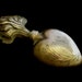 Reserved For Ellenejones- First Payment-Victorian Ex Voto Flaming Heart Flacon Reliquary