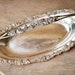 Bride's Basket - Vintage, Silver plated, basket, handle, engraved