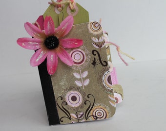Notebook, Altered Mini Notebook, Journal, Mini Journal, Writing Journal, Stationary, Booklet, Mini Notebook