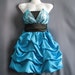 SUMMER SALE 80% OFF Blue Party Dress Cocktail Dress - Bridesmaid Dress Prom Dress