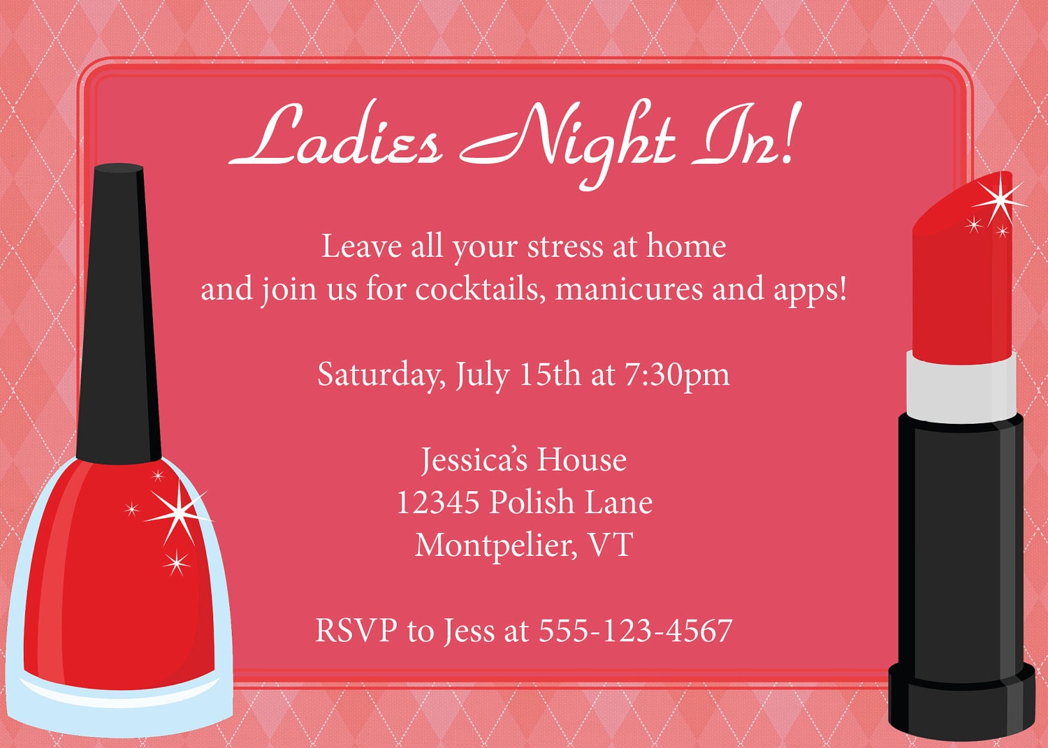 Ladies Night Invitation Sayings 3