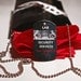 Stainless Steel Black Lab Dog Tag Pendant w/chain (Security Services)