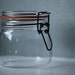 French Glass jar Metal Closure