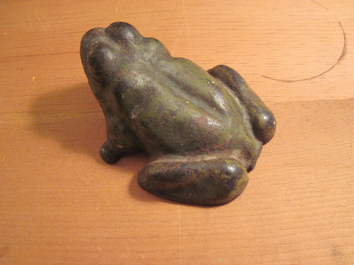 Antique Cast Iron Frog Vintage Door Stop