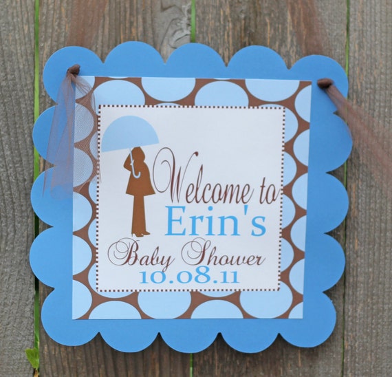 Mom to Be Baby Shower Door Sign