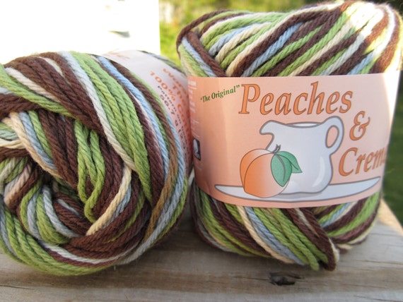 SOUR GREEN APPLE Peaches & Creme Yarn quantity is by ...