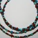 Handmade 32" Czech Glass Seed Bead Necklace / Waist Beads / Lanyard Wrap Bracelet / Choker Native American / Indian Jewelry / Hippie
