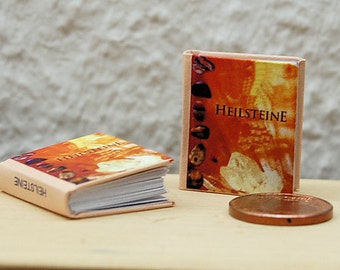 1/12 Miniature book, Heilsteine