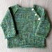 hand knit hand dyed alpaca toddler sweater
