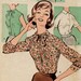 Vintage Butterick 9405 Sewing Pattern - Misses Blouse 5 Views - Complete Uncut - 1950s 1960s