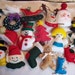 Felt Christmas Ornaments set of 20