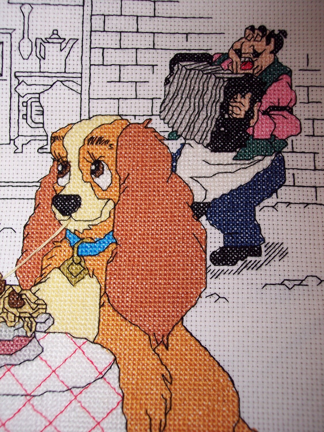 Disney Lady and the Tramp Cross Stitch