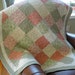 Quilt Small Lap or Crib for Baby Pinks and Greens Handmade
