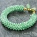 Green jade bracelet / Jade beaded bracelet