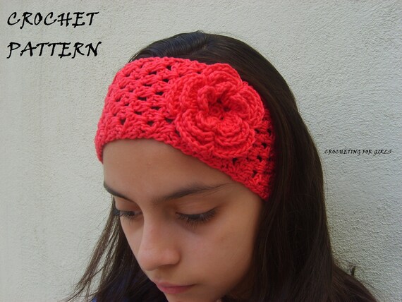 crochet flower headband the trio items similar to crocheted headband headwrap with flower crochet flower headband the trio items similar to crocheted headband headwrap with flower