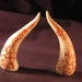 GID scrolled demon HORNS satyr Halloween ren fair