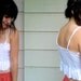 Vintage Sheer White & Lace Innocent Summer Top