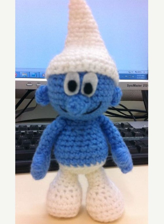 PATTERN Instant Download Smurf Crochet Doll Amigurumi