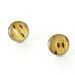 Real Tiger lily sunny yellow unique stud earrings - safari leopard print lily petals - Lilium lancifolium