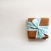 fabric ribbon, mint gift packaging, gift wrap, green fabric ribbon, holiday ribbon, christmas gift wrap ribbon, striped ribbon - set of 4