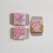 fabric ribbon with floral design, pastel garland supply, girl nursery decor, ribbon for spring garden party decor or giftbox, pack of 3