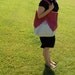 pink shoulder bag, vintage fabric tote, large purse, gift for her, under 50 READY TO SHIP by greenbugbags