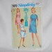 Vintage A line dress 60s Mad Men Size 14 Simplicity Pattern 7072
