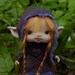 sweet redhaired posable ooak fairy fairie elf tiny 3.5 inches