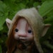 sweet redhaired tiny fairie fairy bug ooak polymer posable