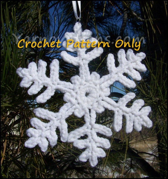 gifts using unique photos Snowflake Ornaments Gift and Crochet by YarnovationsShop Bags