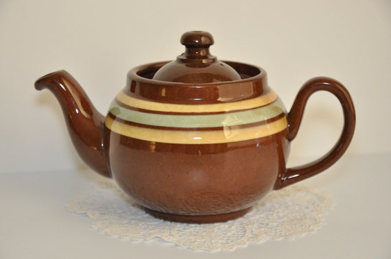 British tea pot brown Betty ALB