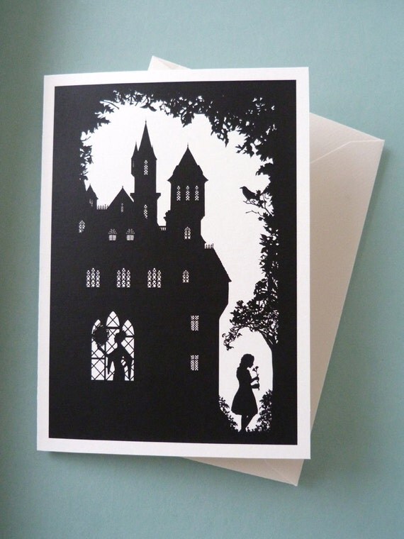 Unique 77 Greeting White Card