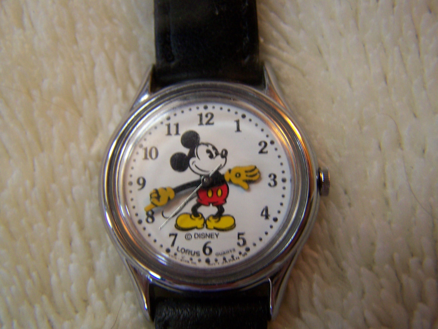 Vintage Disney Mickey Mouse Lorus Quartz Watch