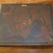 French Chinoiserie Card Game Box Antique / Vintage Papier Mache Art Deco