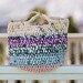 Womens Tote Bag, Tote Handbag, Ecofriendly gift, Small purse, Market Bag, Lunch Bag, Washable Tote, Crochet Purse