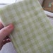 JAPANESE Fabric: Pastel Green Gingham (Remnant Piece)