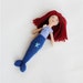 Mermaid Doll, Wool Waldorf Doll, Little Mermaid Ready to Ship