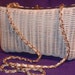 Vintage White Wicker Basket Weave Purse